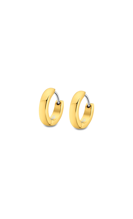 Boucle d'oreilles acier Lotus