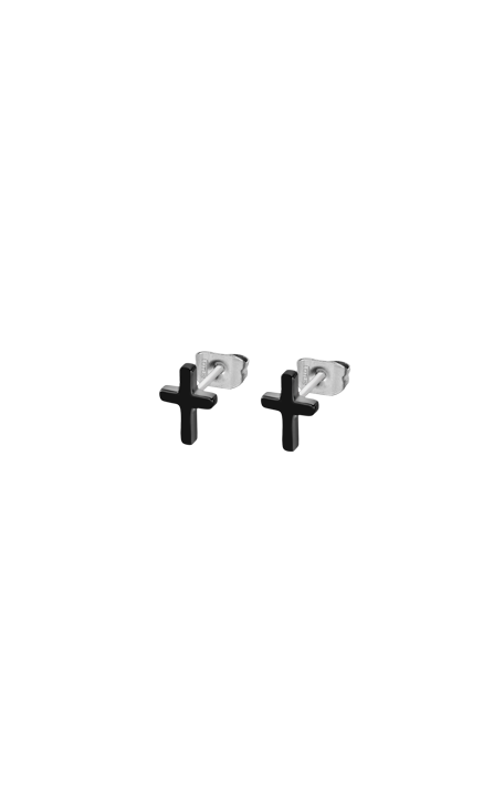Boucle d'oreilles acier Lotus