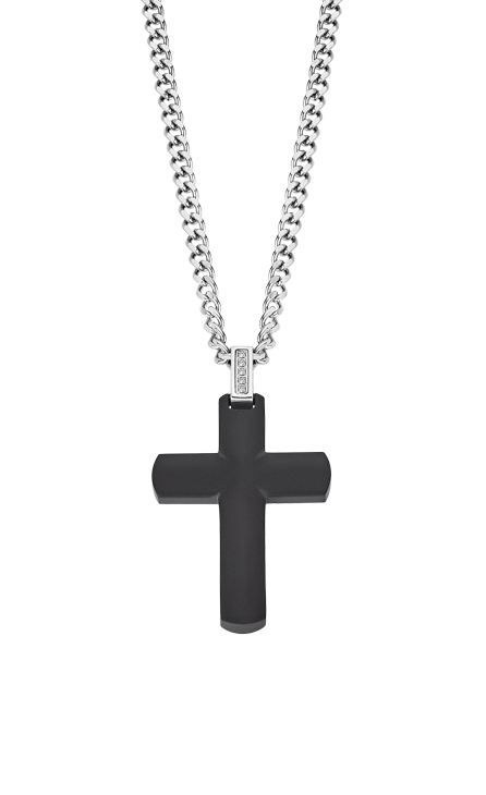 Collier acier Lotus