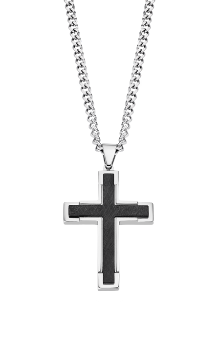 Collier acier Lotus