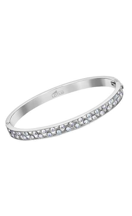 Bracelet acier Lotus dame