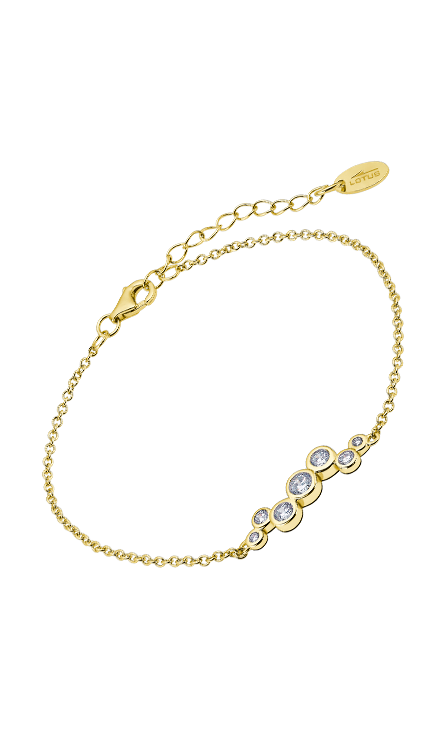 Bracelet plaqué or Lotus