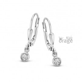 Boucle d'oreilles argent enfant K2510