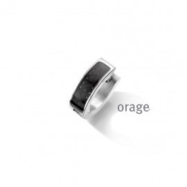 Boucle d'oreilles acier Orage O2113