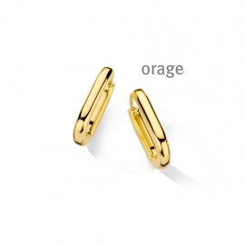 Boucle d'oreilles plaqué or Orage O2142