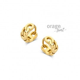 Boucle d'oreilles plaqué or Orage Teenz T632