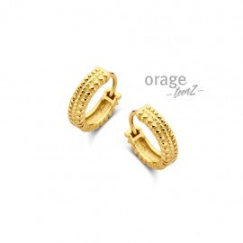 Boucle d'oreilles plaqué or Orage Teenz T631