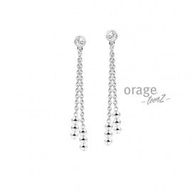 Boucle d'oreilles argent T466