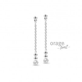 Boucle d'oreilles argent T467