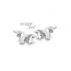 Boucle d'oreilles argent enfant T355