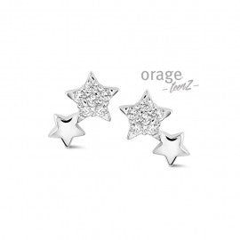 Boucle d'oreilles argent T459