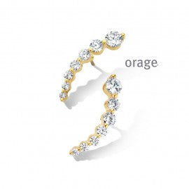 Boucle d'oreilles plaqué or O3233