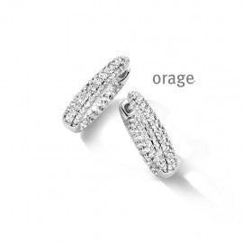 Boucle d'oreilles argent O3236