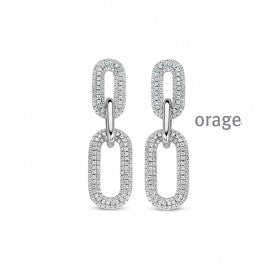 Boucle d'oreilles argent O3237