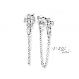 Boucle d'oreilles argent O3242