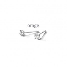 Boucle d'oreilles argent Orage O3256