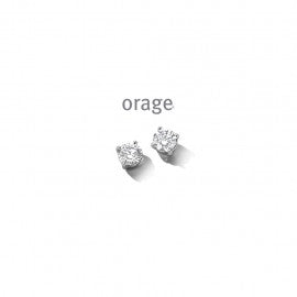 Boucle d'oreilles argent Orage O3257