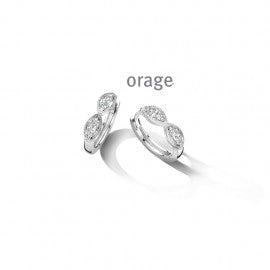 Boucle d'oreilles argent Orage O3268