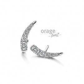 Boucle d'oreilles argent Orage O3283