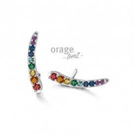 Boucle d'oreilles argent Orage teenz T681