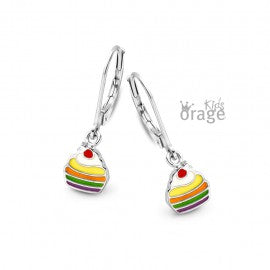 Boucle d'oreilles argent enfant K2008