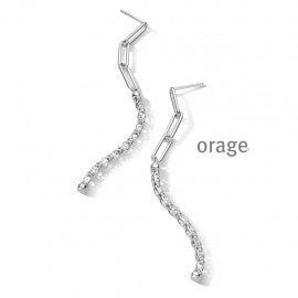 Boucle d'oreilles argent O3962