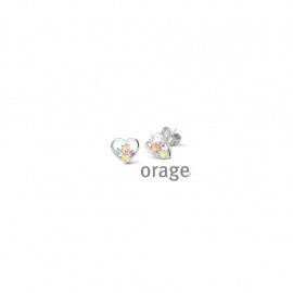 Boucle d'oreilles argent O4754