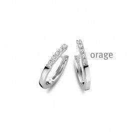 Boucle d'oreilles argent O4757