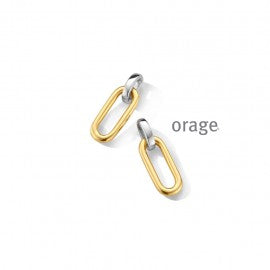 Boucle d'oreilles bicolore O4760