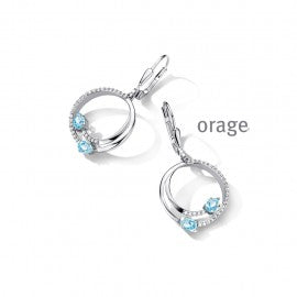 Boucle d'oreilles argent O4763
