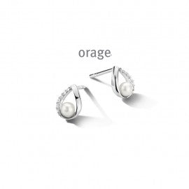 Boucle d'oreilles argent Orage O4790