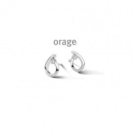 Boucle d'oreilles argent Orage O4792