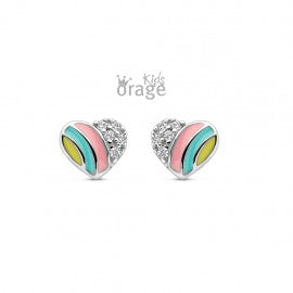 Boucle d'oreilles argent orage Kids K2677