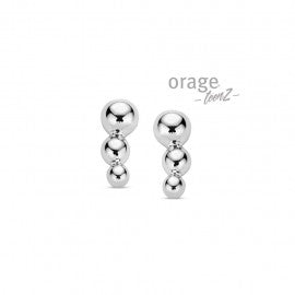 Boucle d'oreilles argent orage Teenz T639