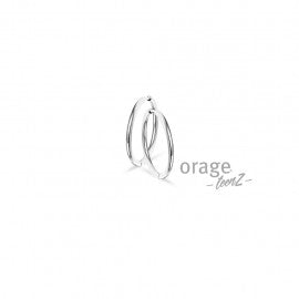 Boucle d'oreilles acier Orage Teenz t625