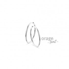 Boucle d'oreilles acier Orage Teenz T626