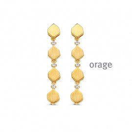 Boucle d'oreilles plaqué or O6537