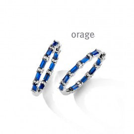 Boucle d'oreilles argent O8030