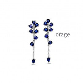 Boucle d'oreilles argent O8031