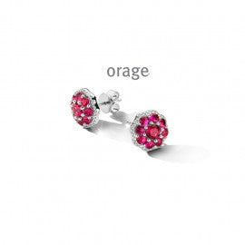 Boucle d'oreilles argent Orage O8042