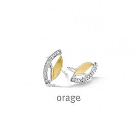 Boucle d'oreilles bicolore O9277