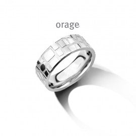 Bague acier Orage R2108