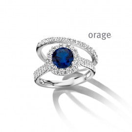 Bague argent Orage R6528