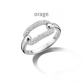 Bague argent Orage R8017