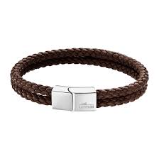 Bracelet Lotus cuir homme