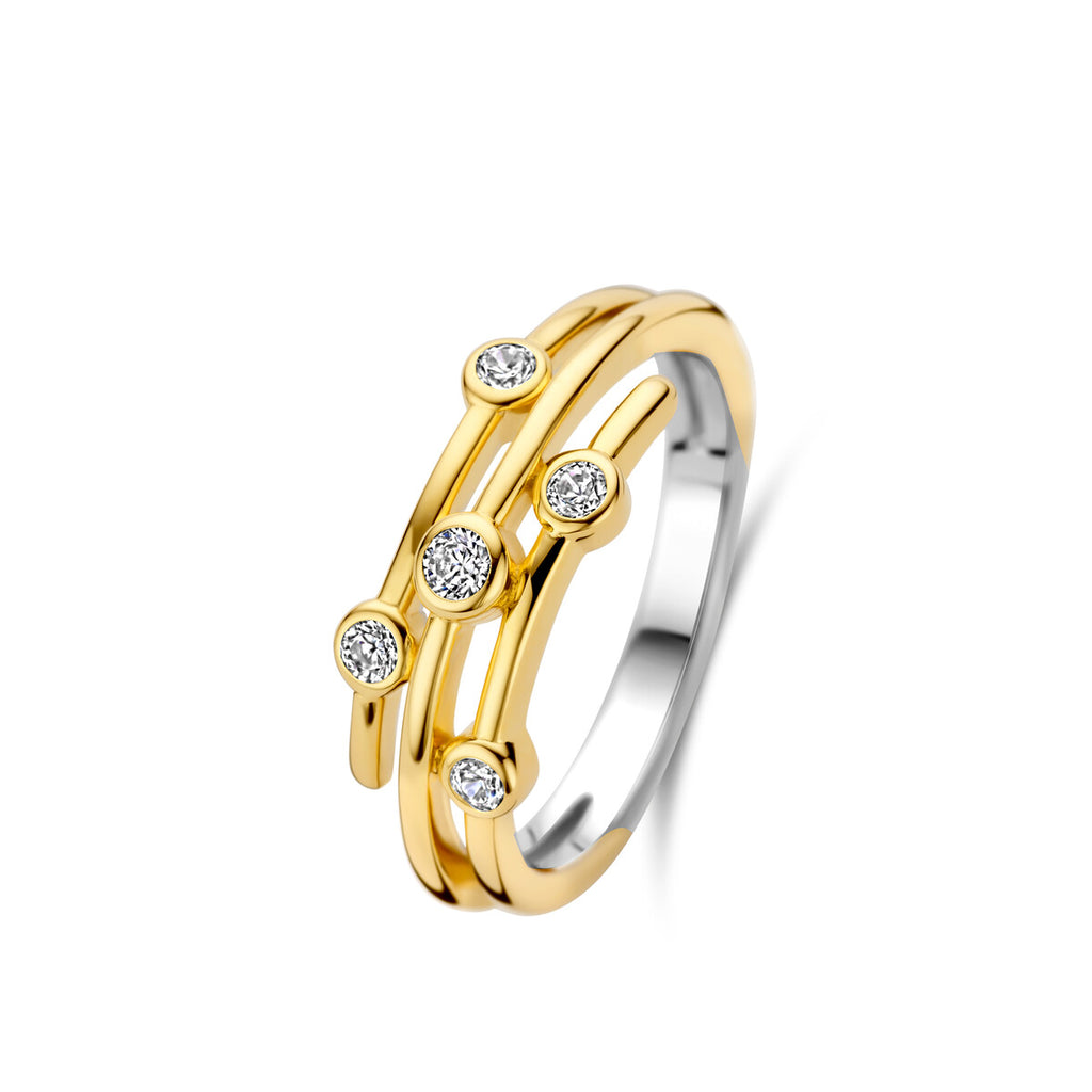 Bague plaqué or  Naiomy N4X54