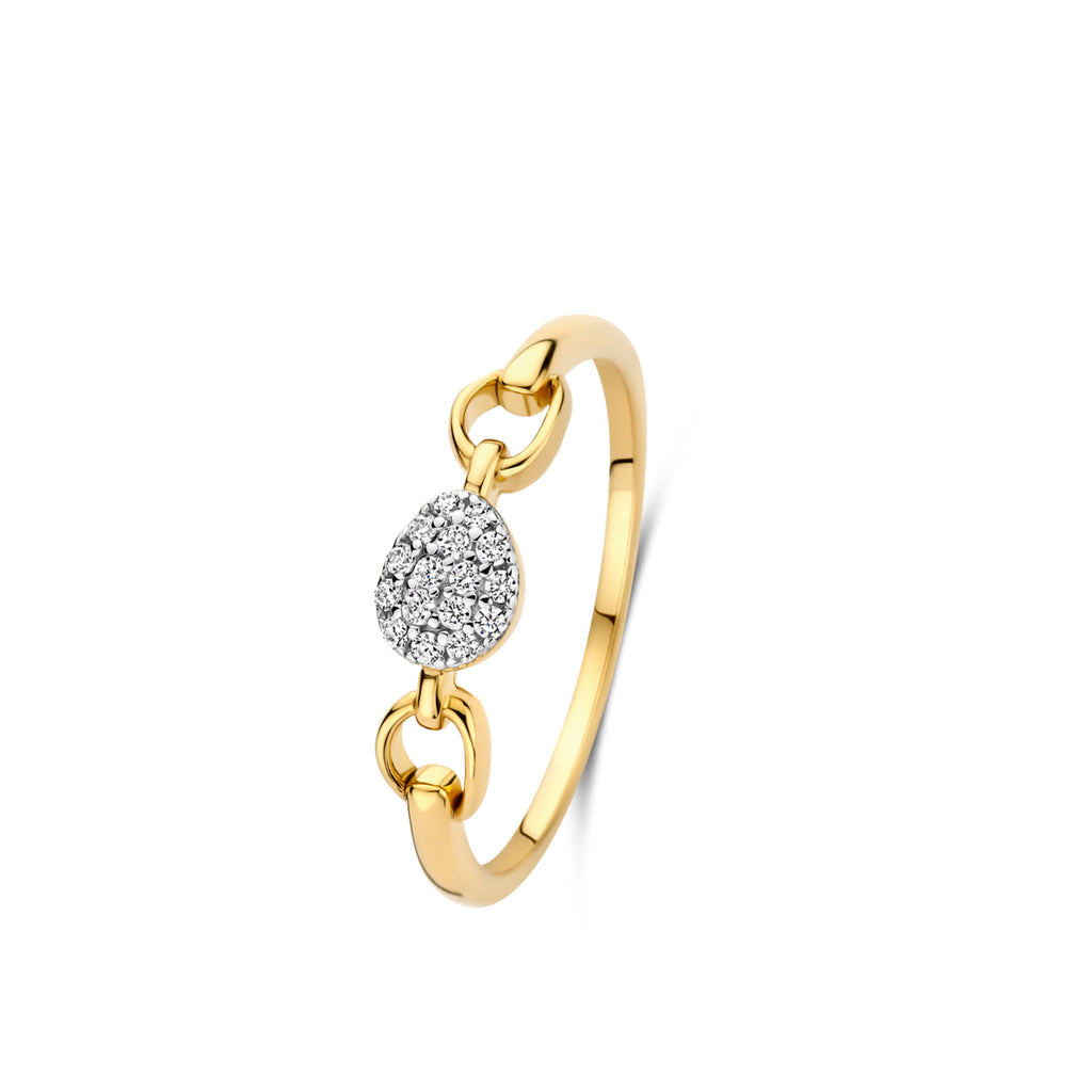 Bague plaqué or dame Naiomy N6I54