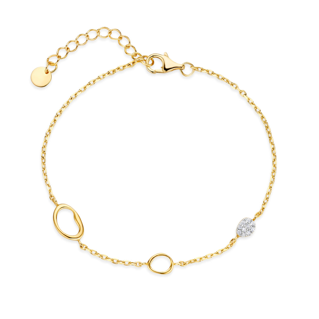 Bracelet plaqué or dame NaiomyN6I57