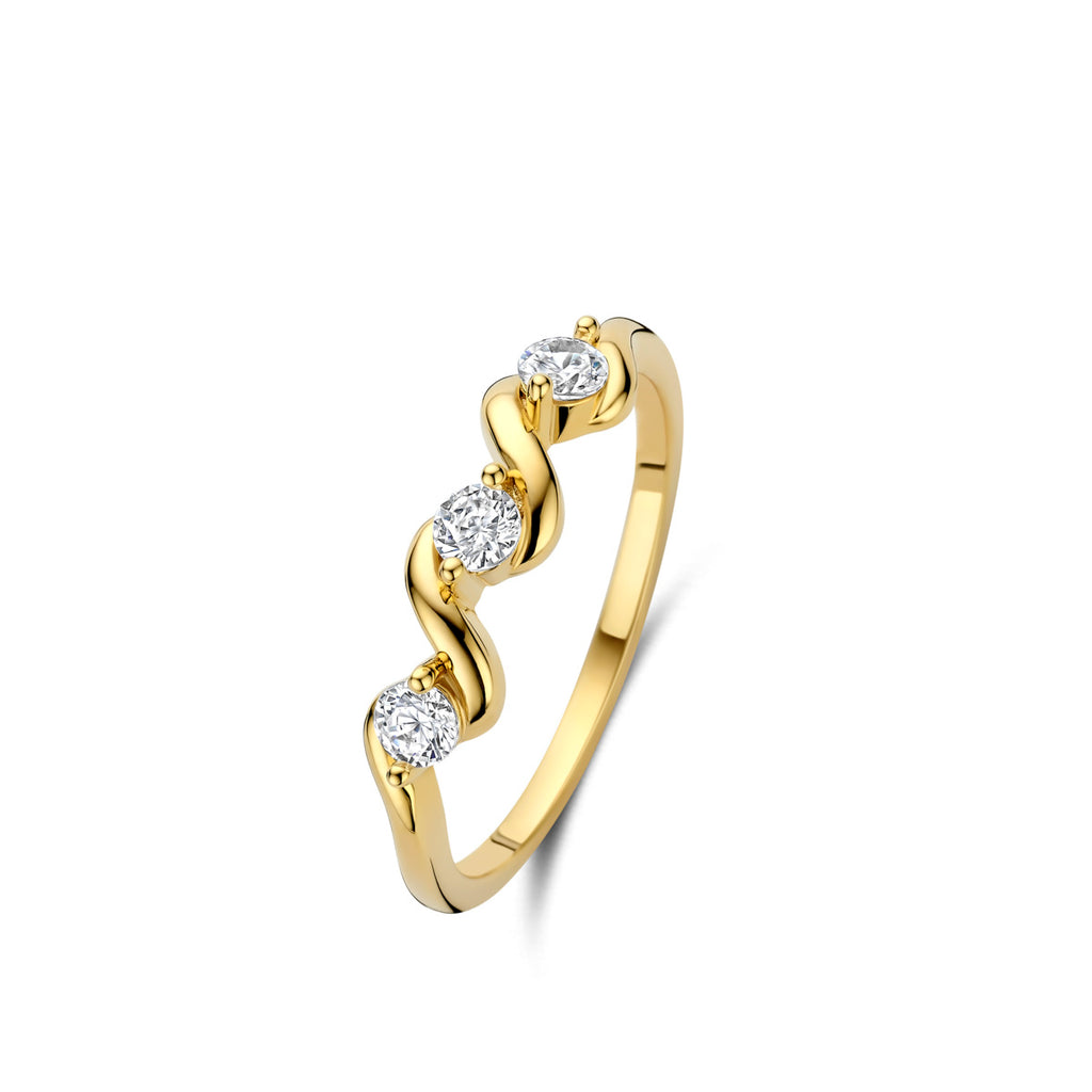 Bague plaqué or dame Naiomy N6Q55