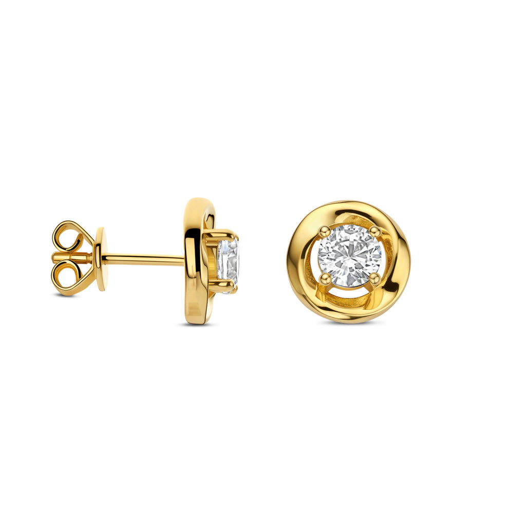 Boucle d'oreilles plaqué or dame Naiomy  N6S53